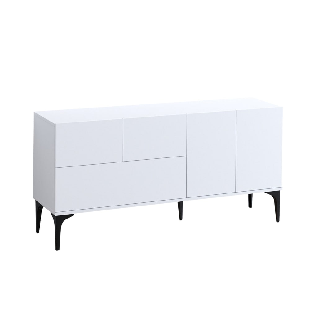 buffet en bois blanc