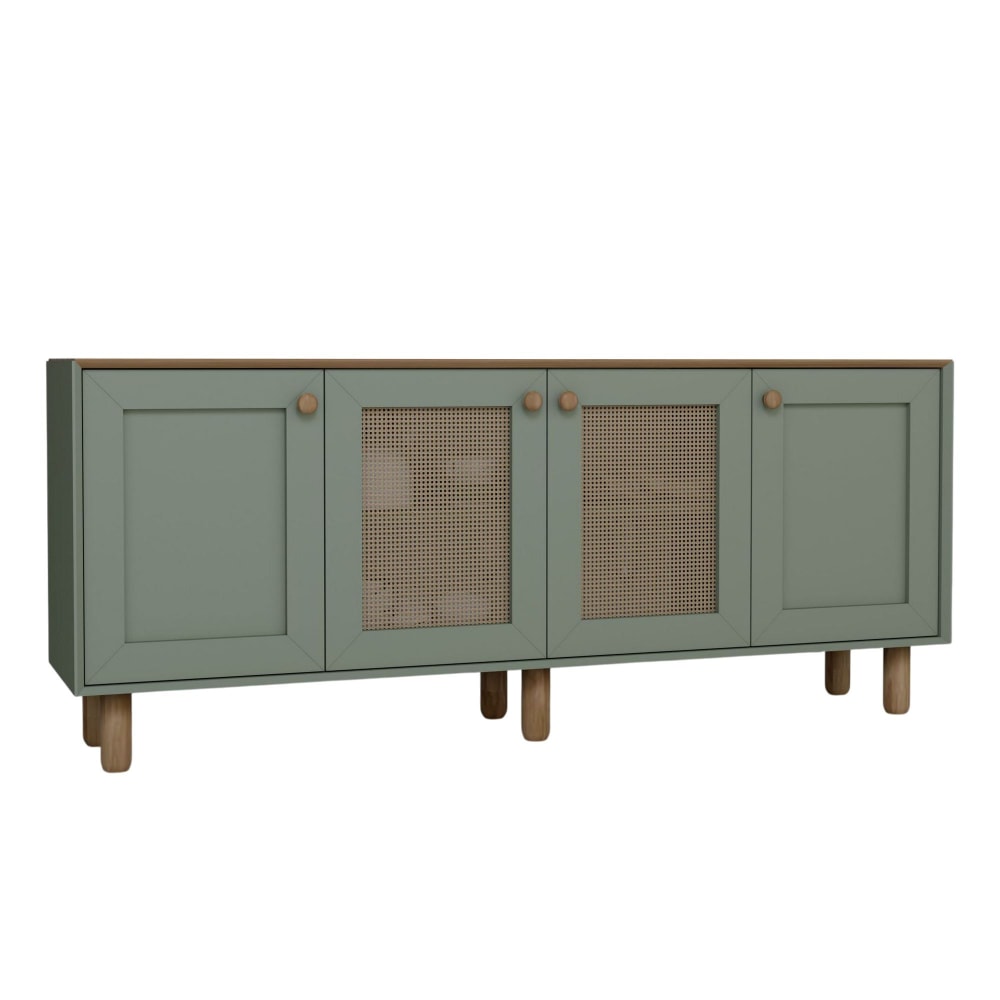 buffet en bois vert 180