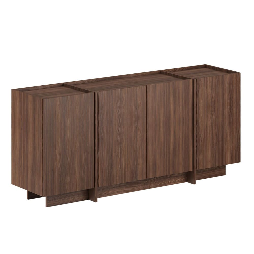 buffet en bois marron