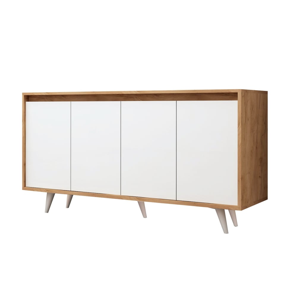 buffet en bois blanc