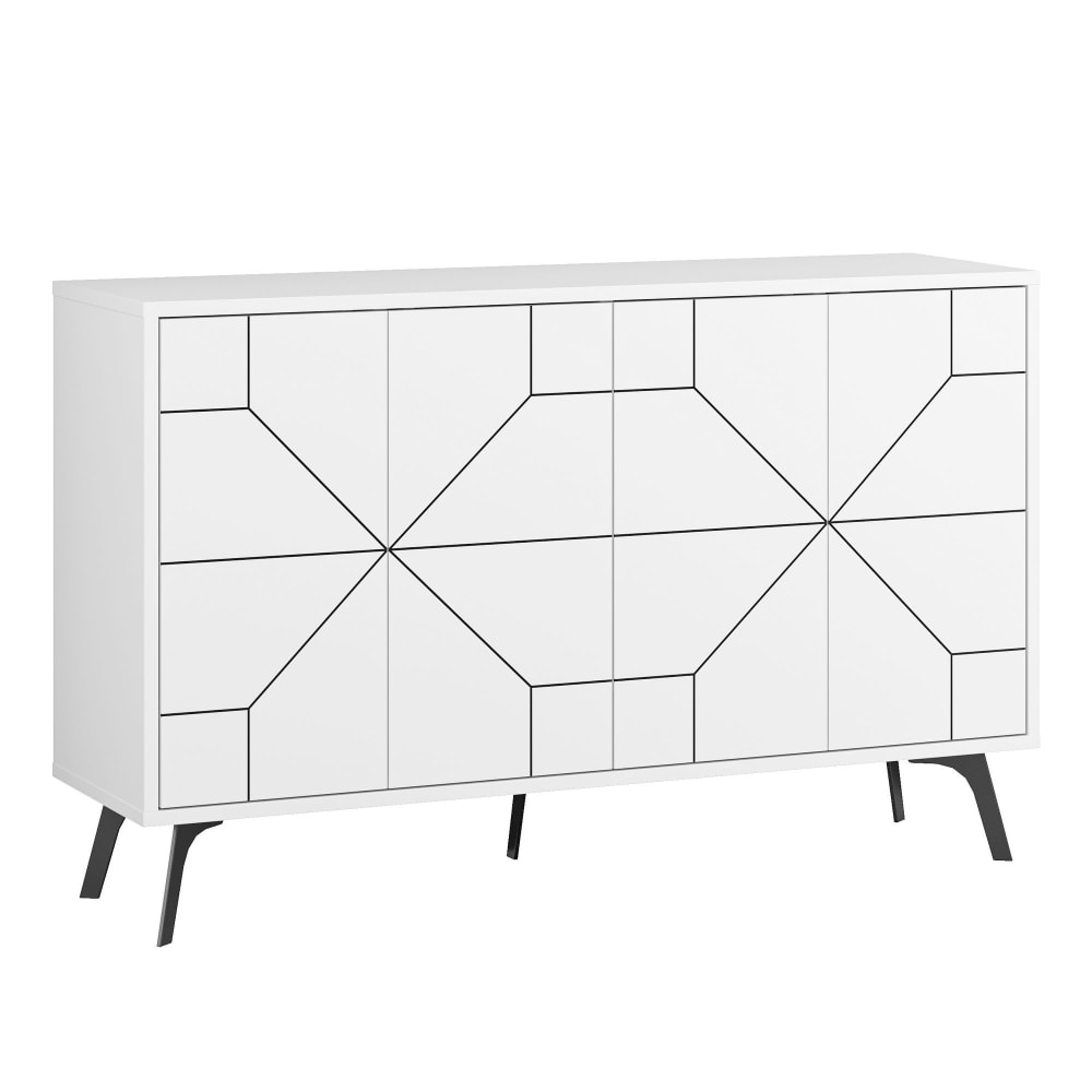 buffet en bois blanc