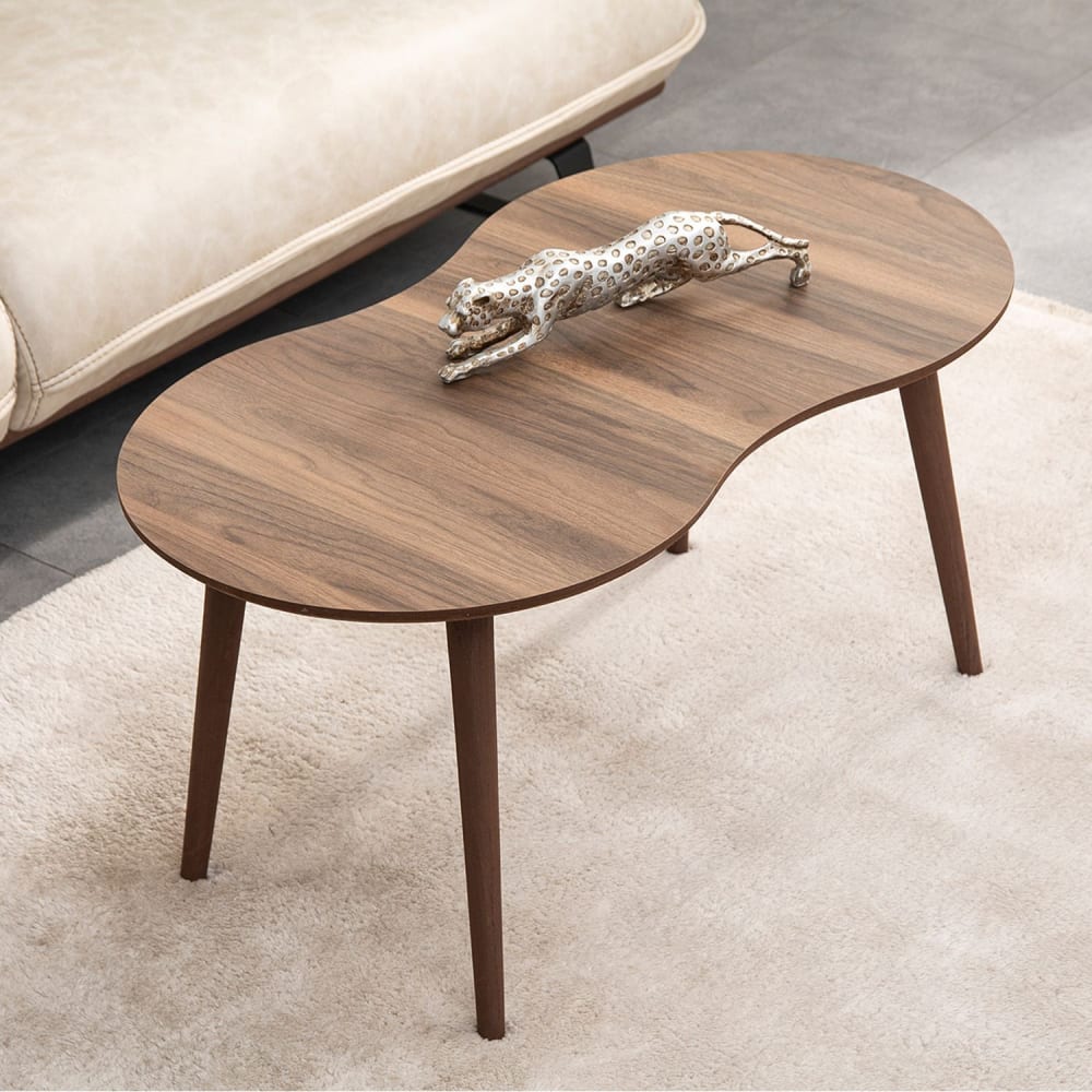 Table basse en bois marron 99 x 54 x 45 cm