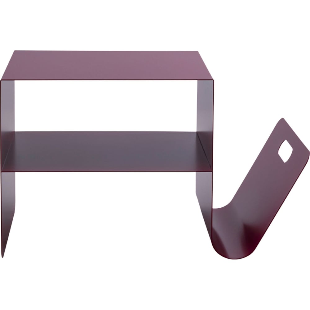 Table d'appoint en acier - violet
