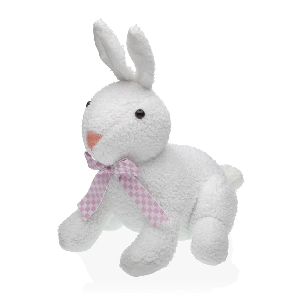 Arrêt de porte lapin en polyester blanc