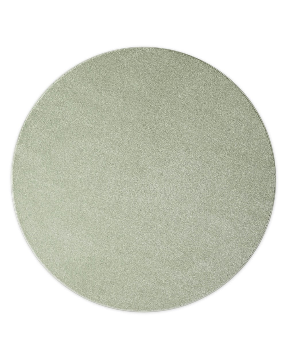 Tapis rond tissé velours - ras