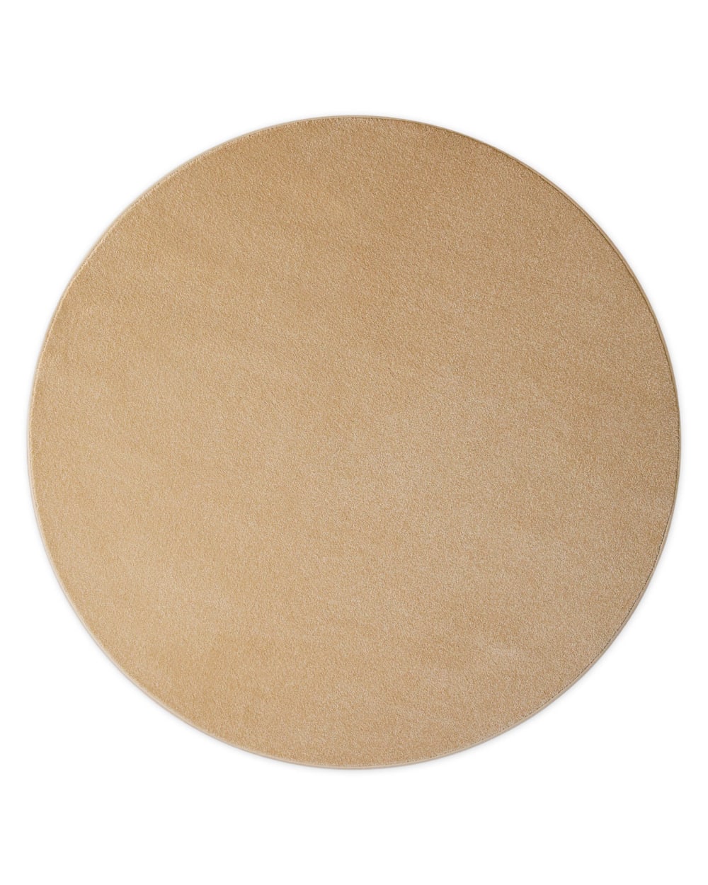 Tapis rond tissé velours - ras