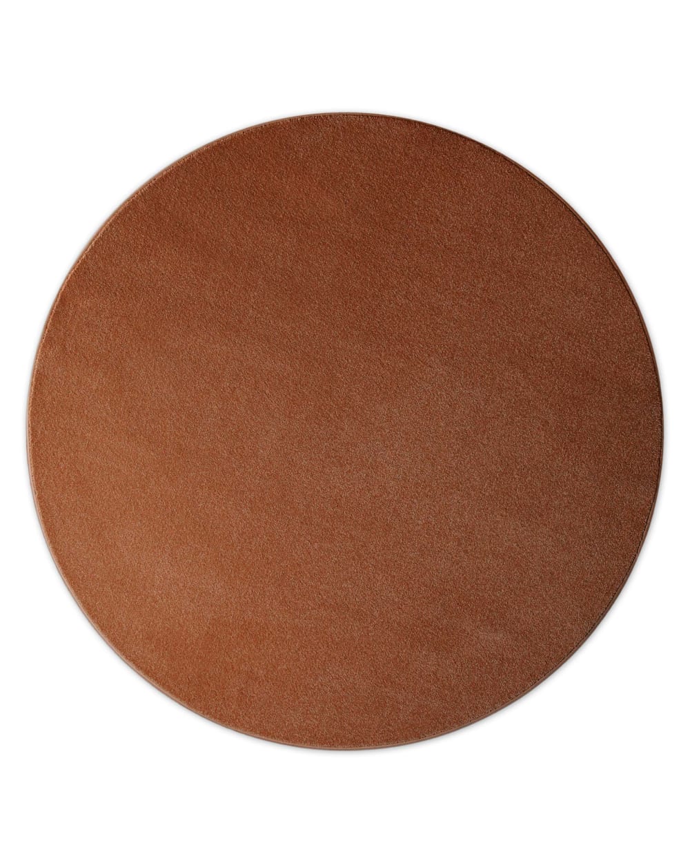 Tapis rond tissé velours - ras