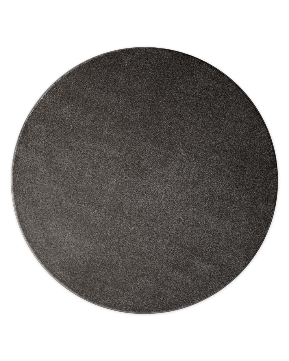 Tapis rond tissé velours - ras
