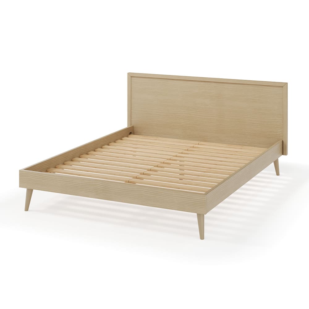 Lit 2 places bois massif