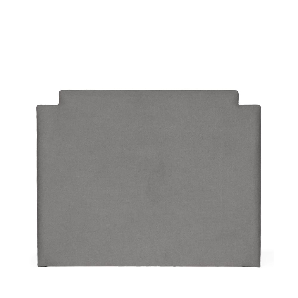 Tête de lit rembourrée de 150-160 cm, gris foncé