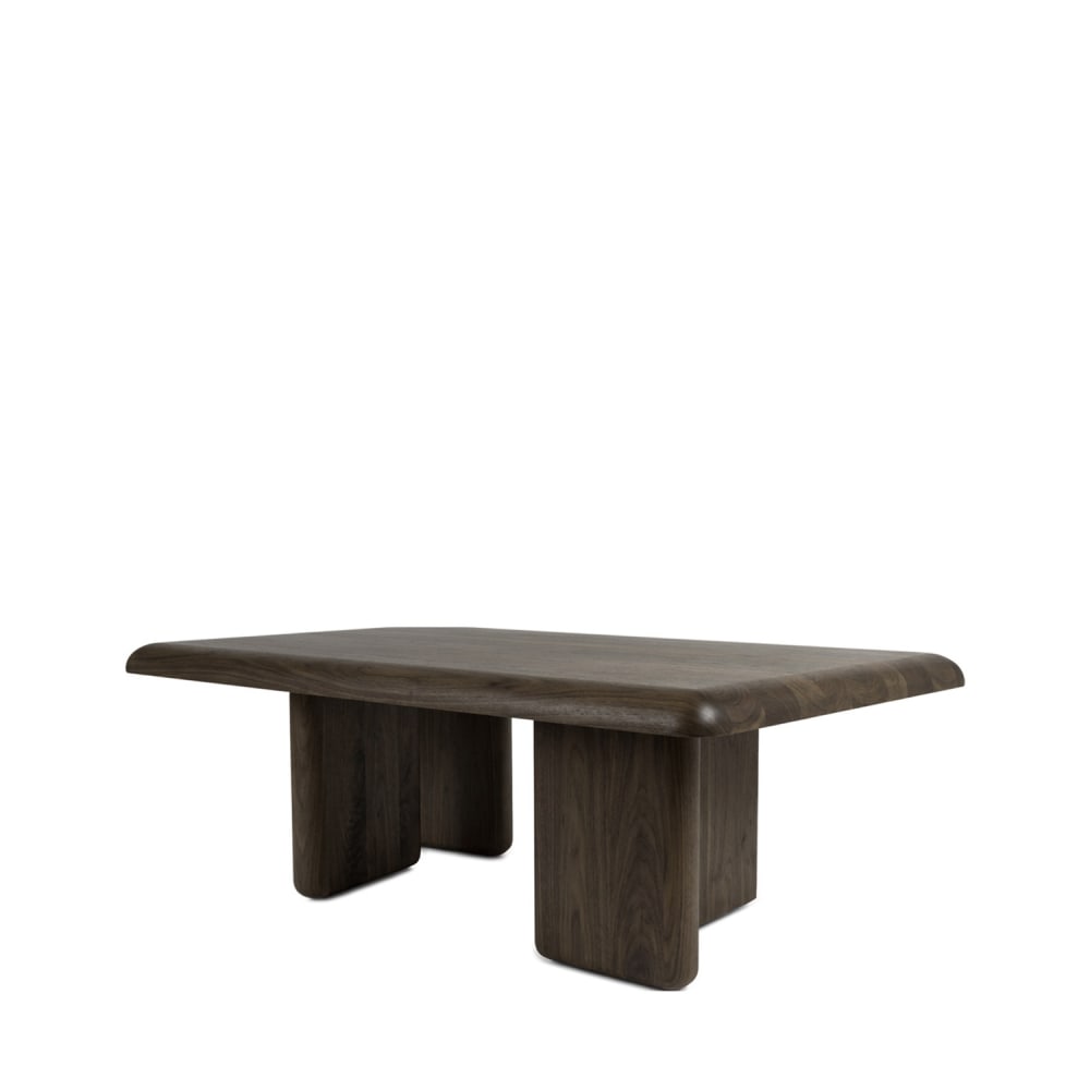 Table basse en bois couleur - noyer
