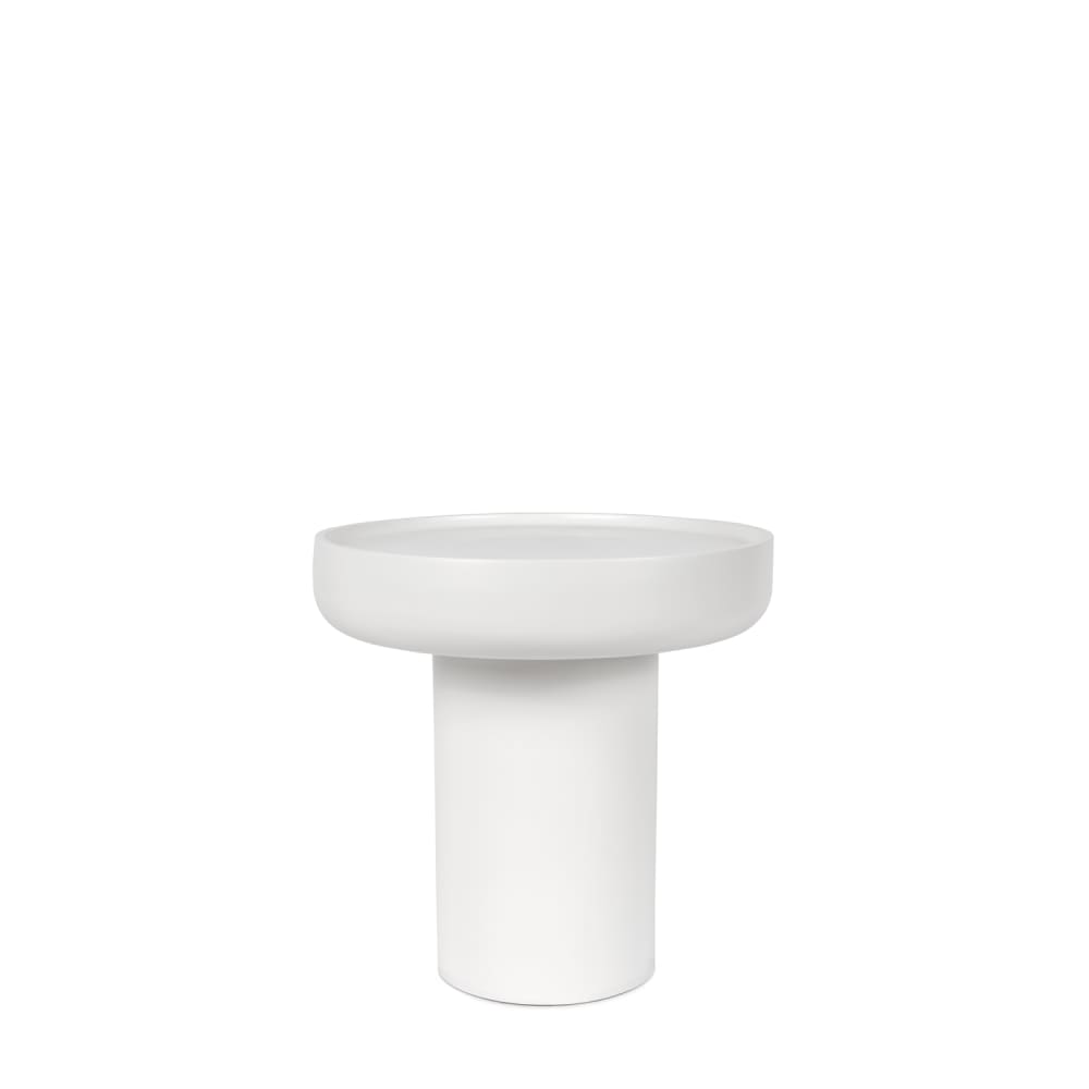 Koketto Home Runder Couchtisch, 50 cm, in Weiß Weiß Holz