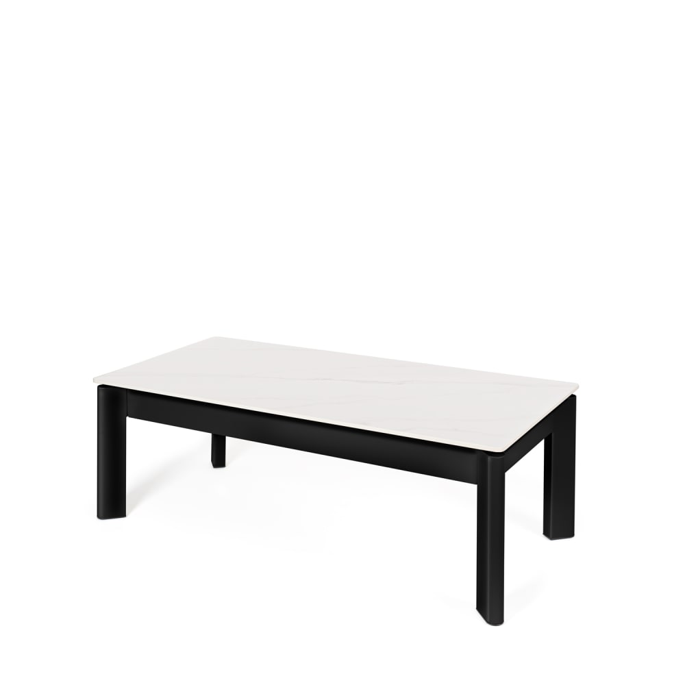 Table basse avec plateau - porcelaine