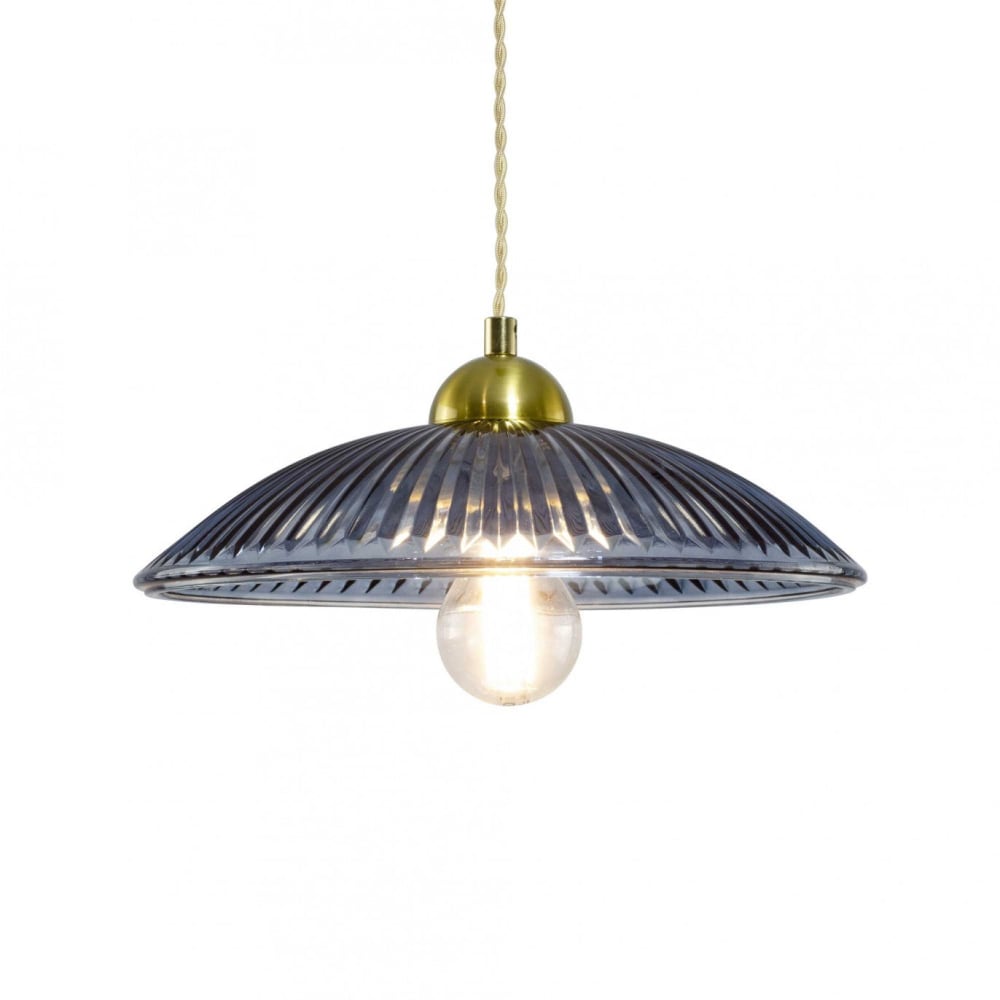 Suspension en verre, - textile