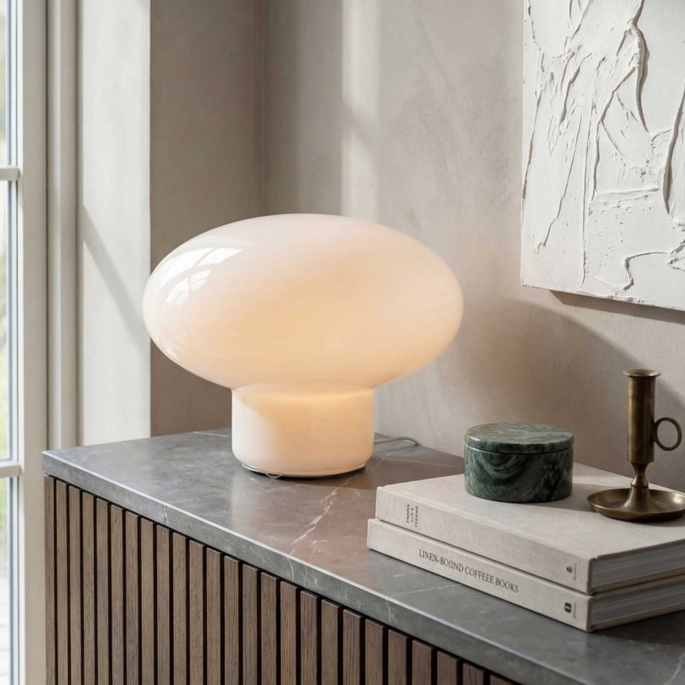 Lampe à poser en verre — vue 3