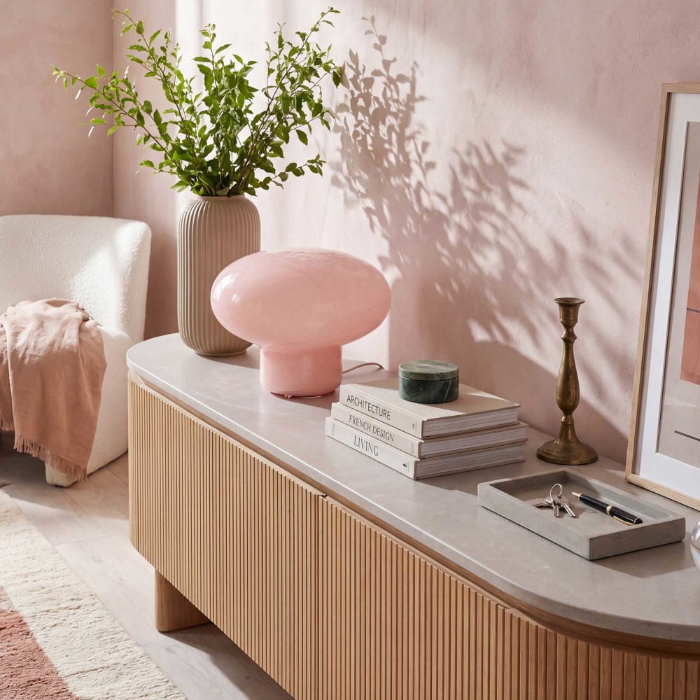 Lampe à poser en verre — vue 3