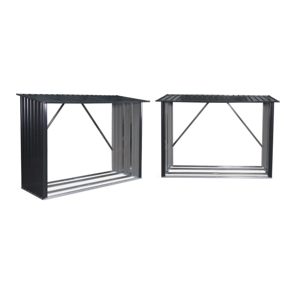 Lot de 2 bûchers acier