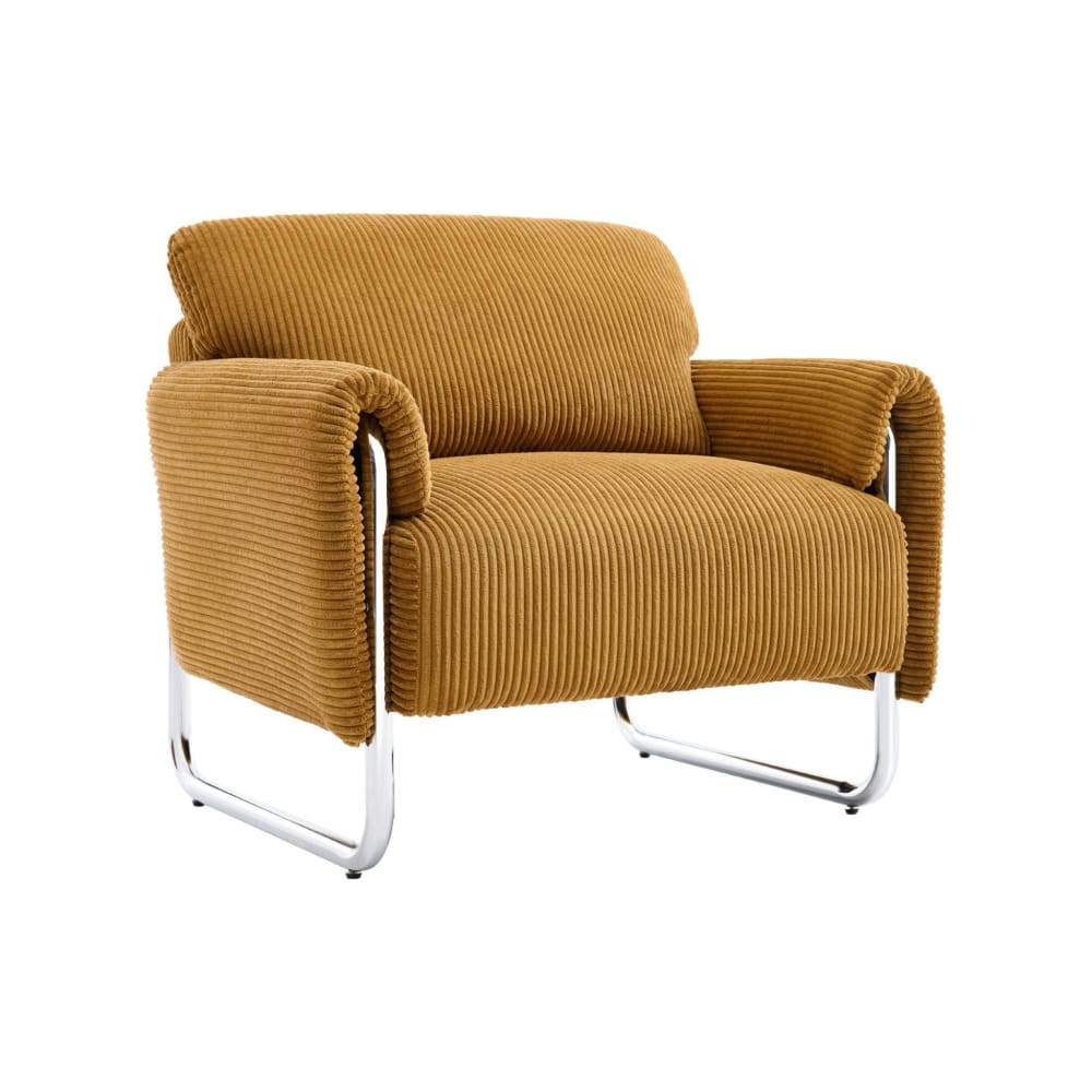 fauteuil velours côtelé