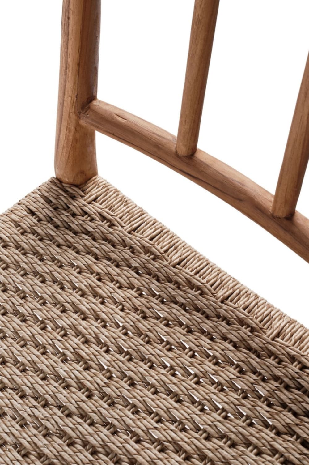 2er Set Stühle aus Teakholz und Seil - Maisons Du Monde
