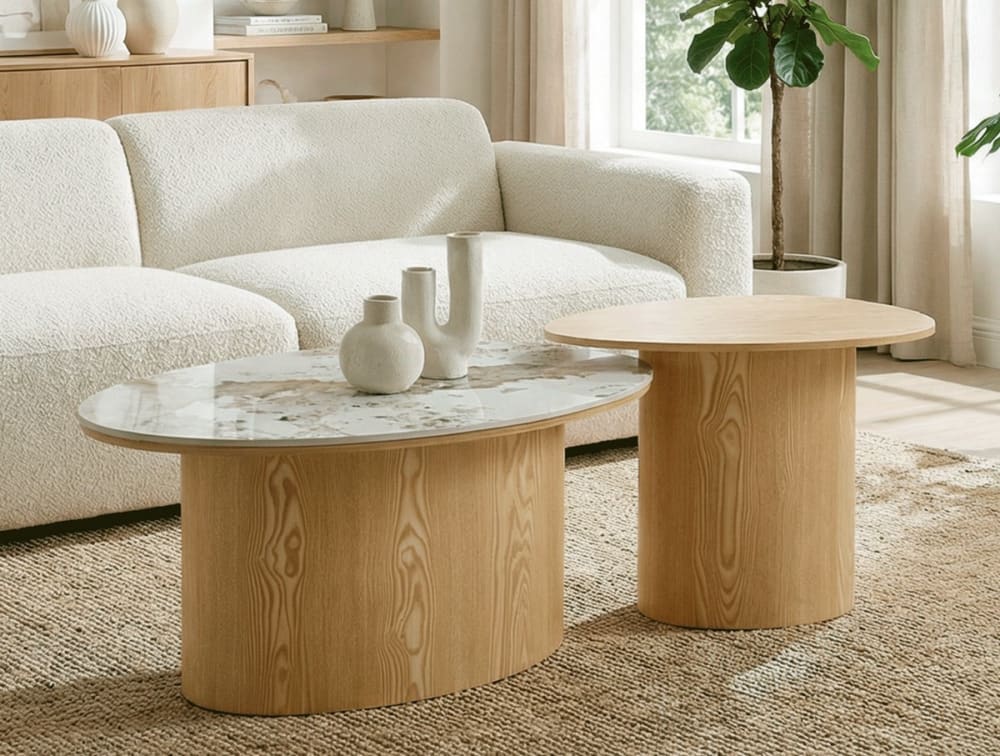 Set aus 2 Couchtischen im nordischen Stil - Maisons Du Monde