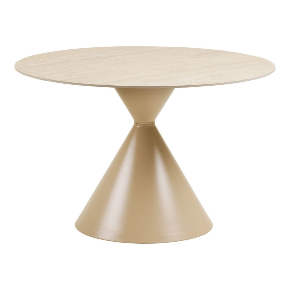 Table ronde avec plateau