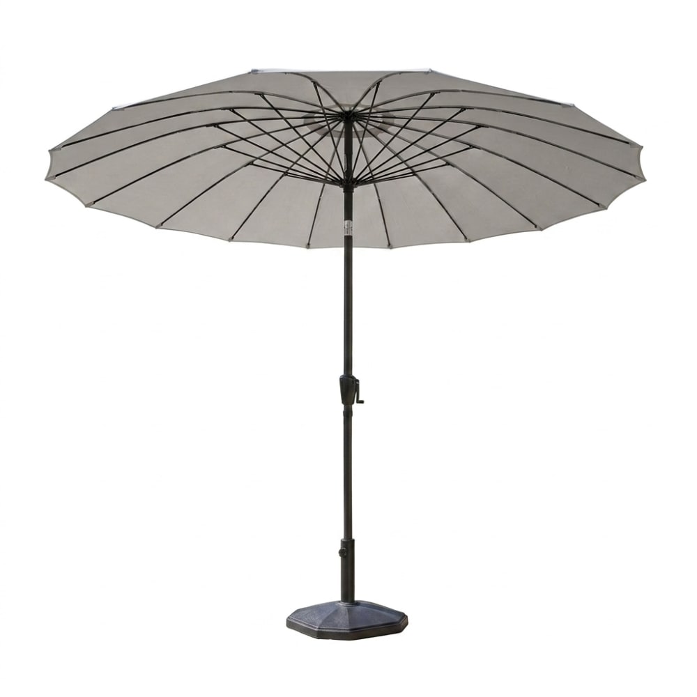 Parasol gris acier 280x280cm - pied