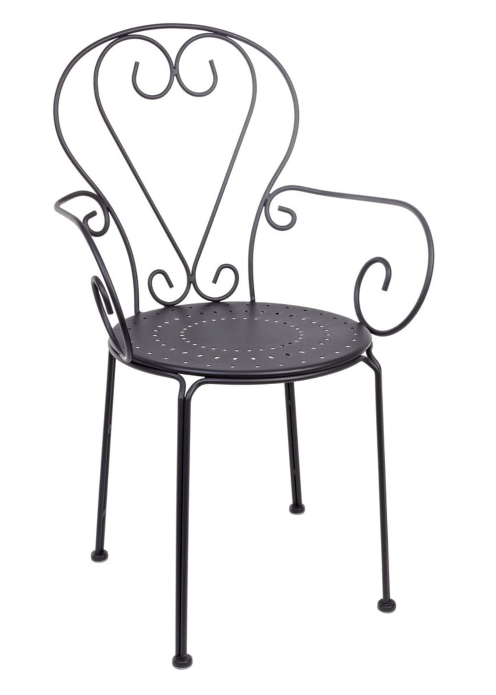 Lot de 2 chaises en acier,