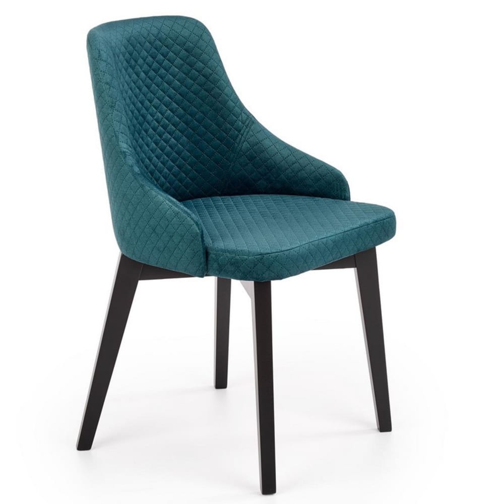 Chaise en velours de - pieds