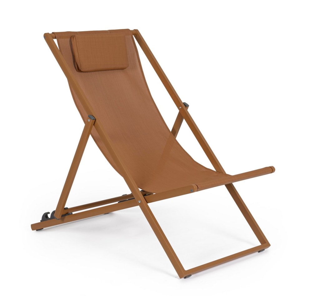 chaise longue en aluminium