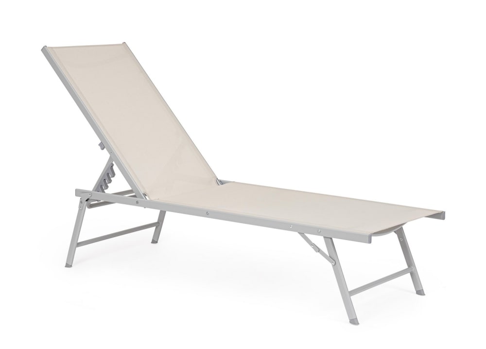 chaise longue en aluminium