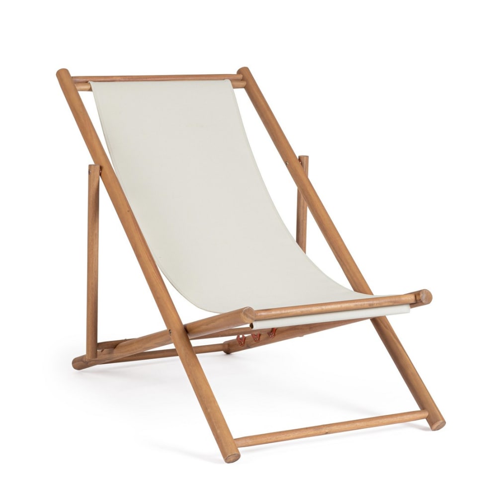 chaise longue en bois - corde