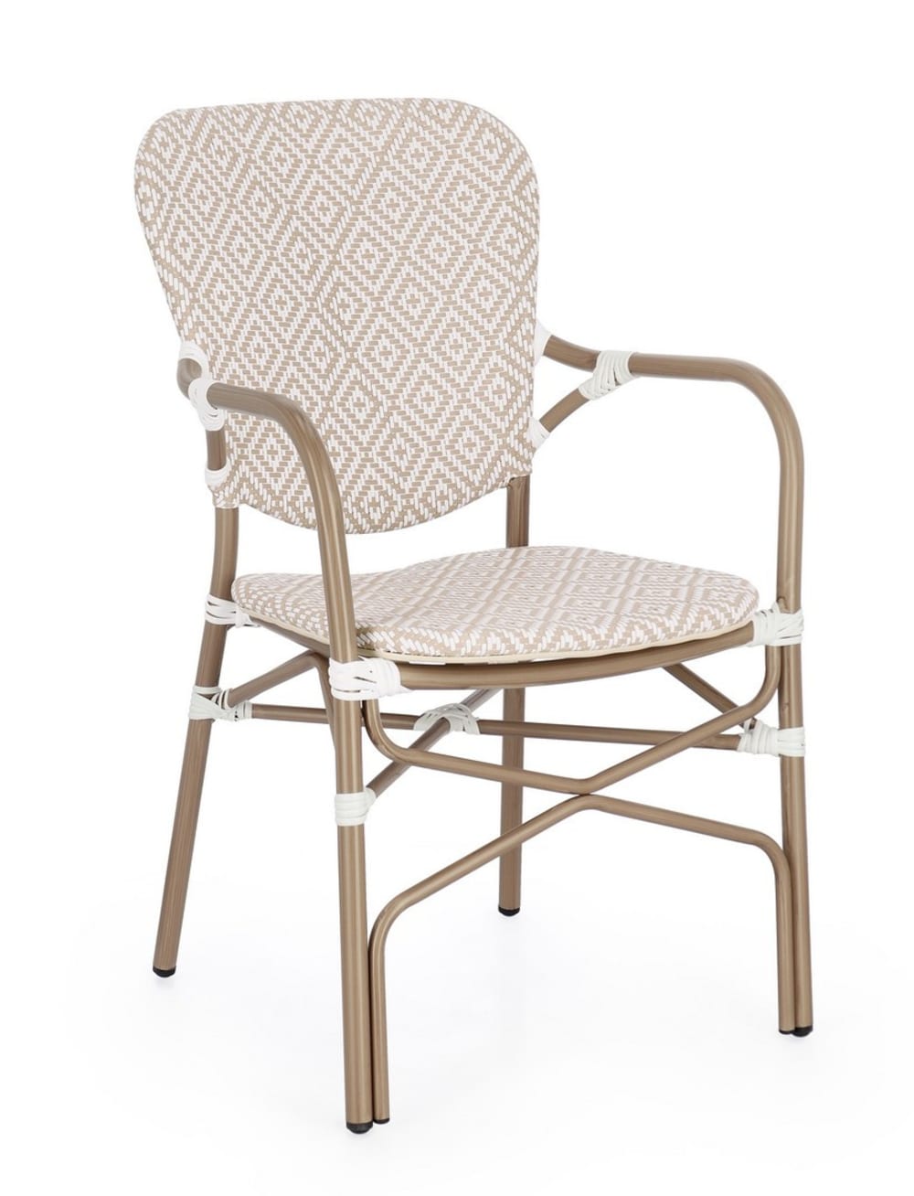 Lot de 4 Chaises en aluminium