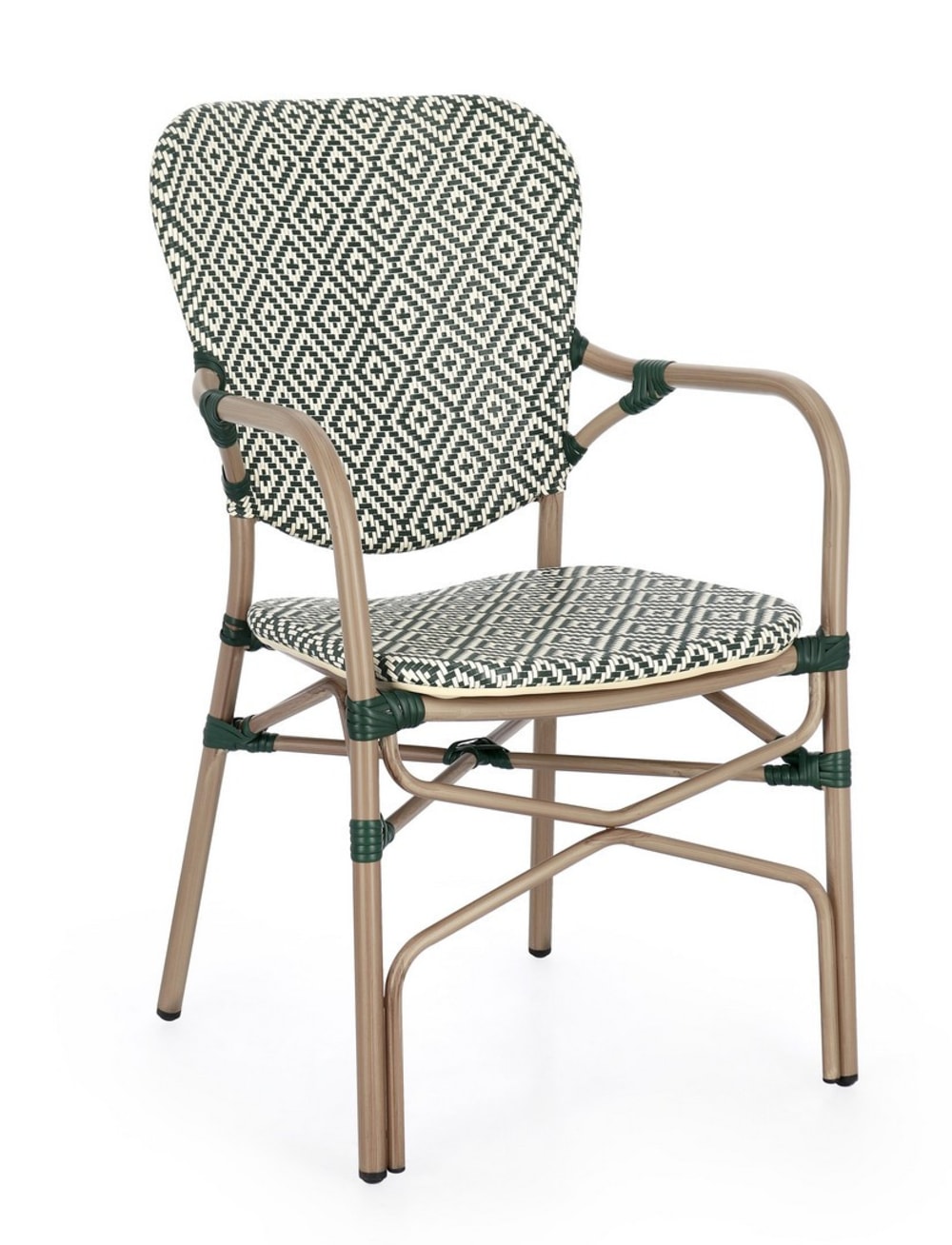 Lot de 2 chaises en aluminium