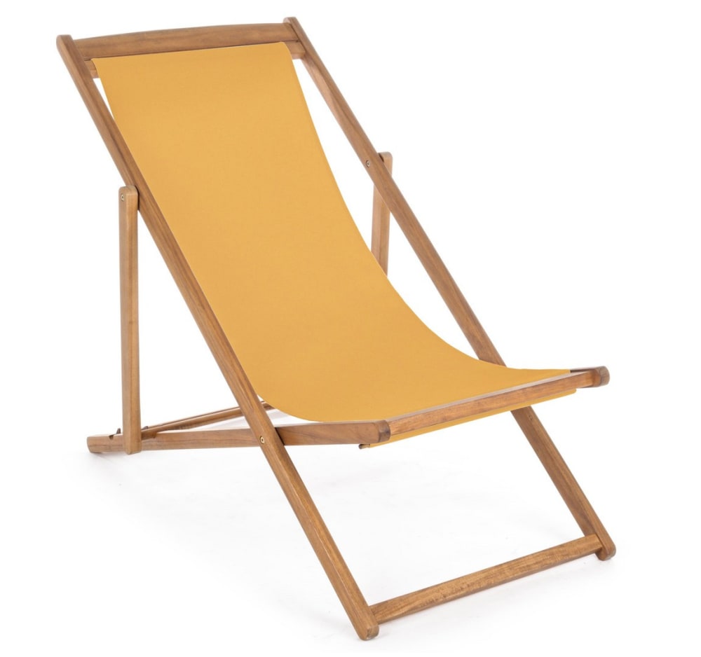 chaise longue en bois