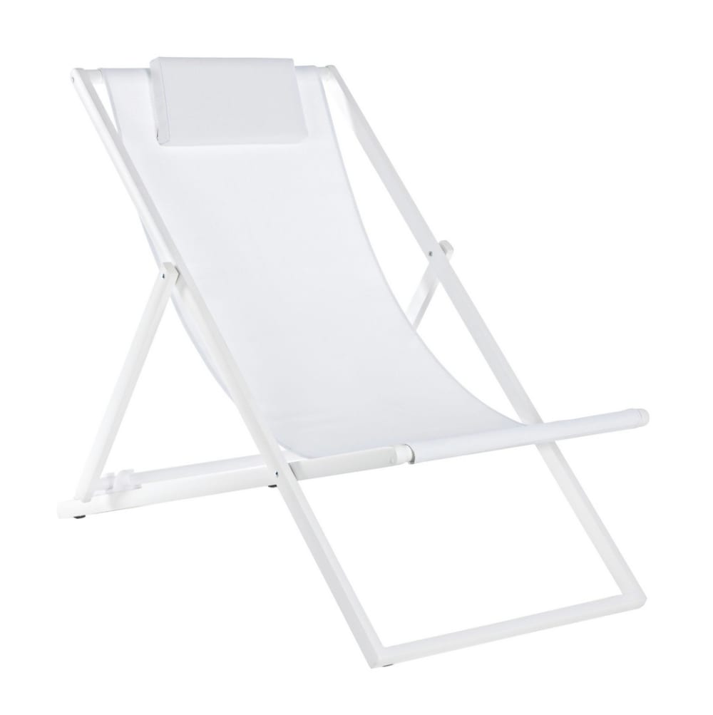 chaise longue en aluminium