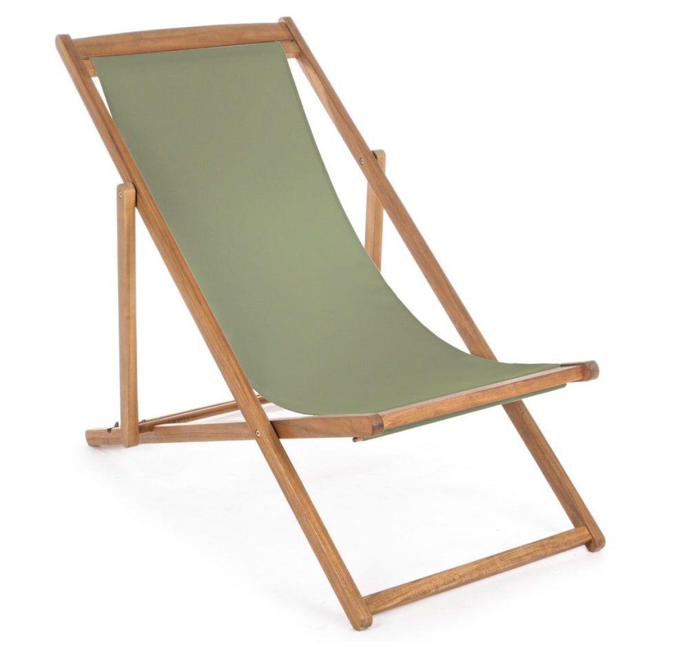 chaise longue en bois