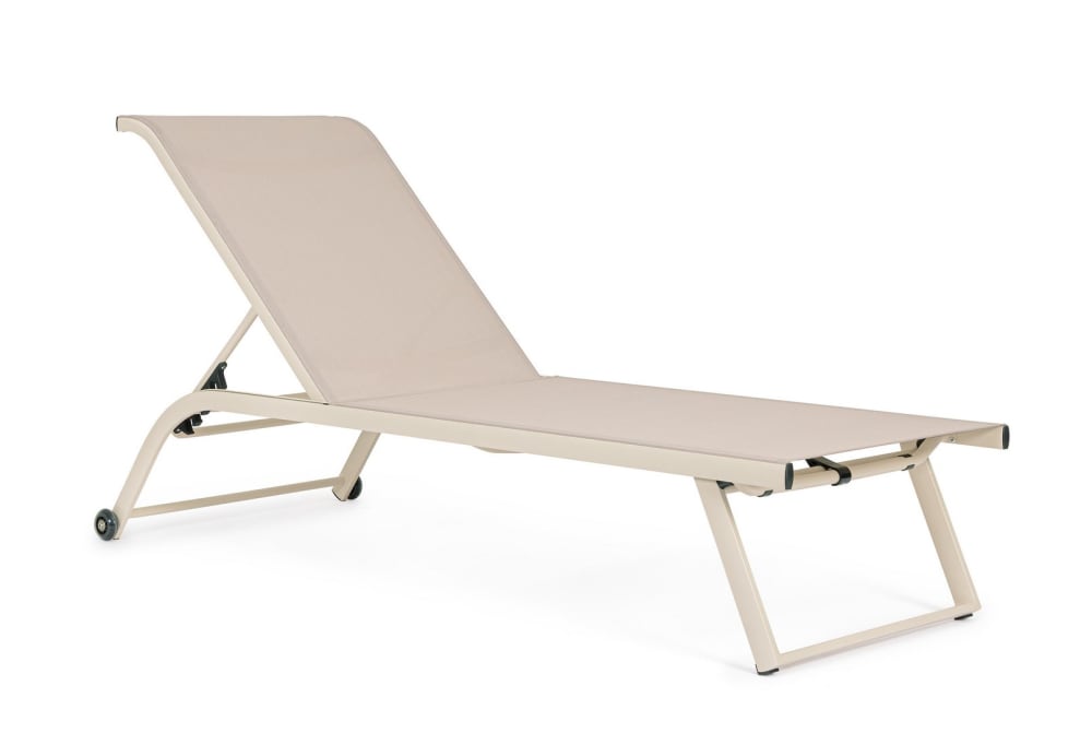chaise longue à roulettes