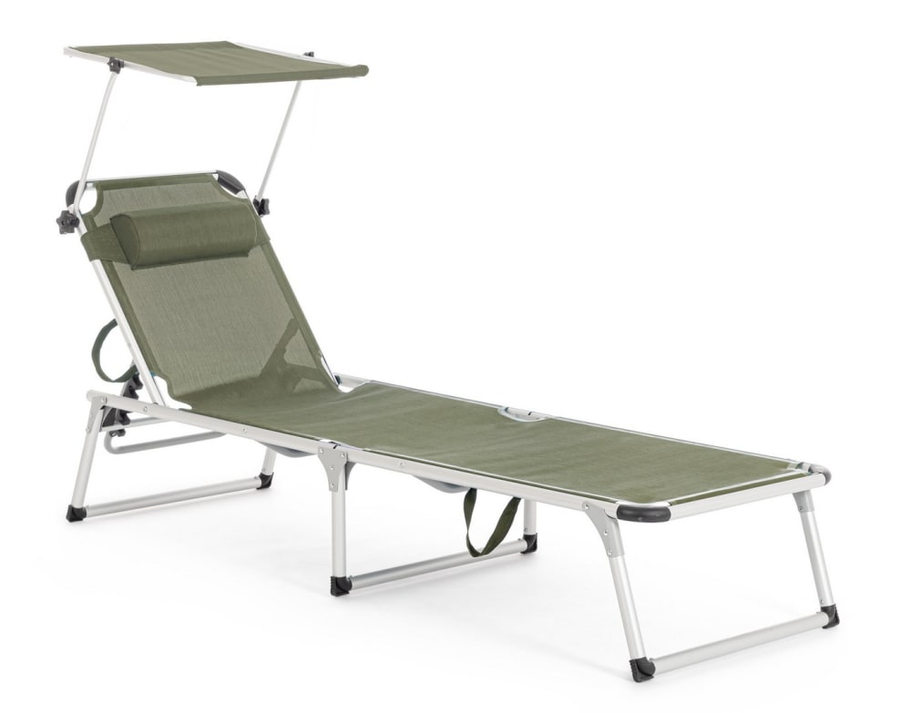Bain de soleil inclinable - aluminium
