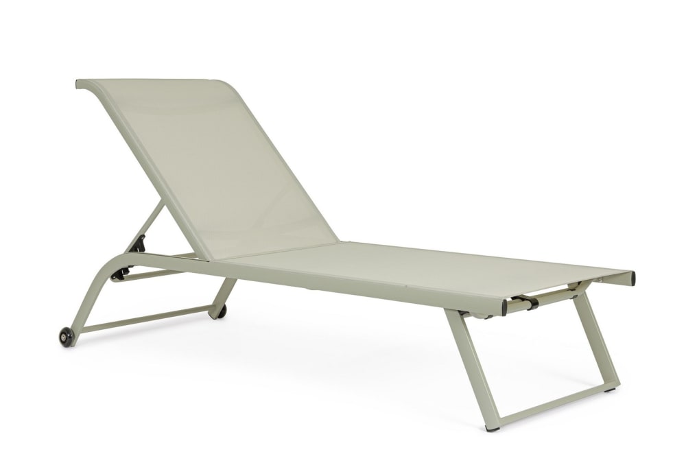 chaise longue à roulettes