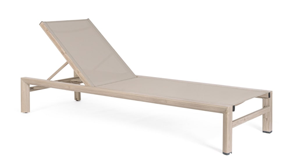 Bain de soleil beige - aluminium
