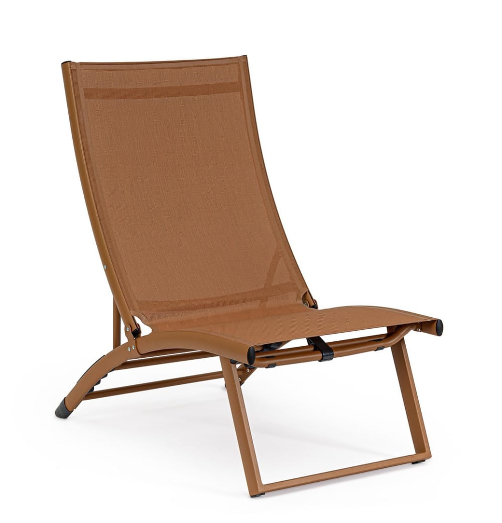 fauteuil lounge en aluminium