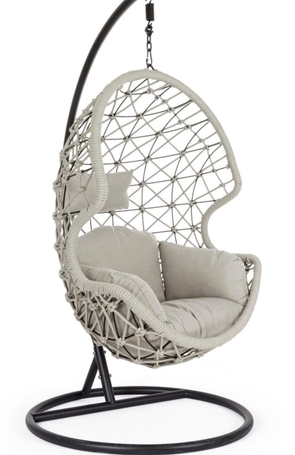 Fauteuil suspendu en - beige