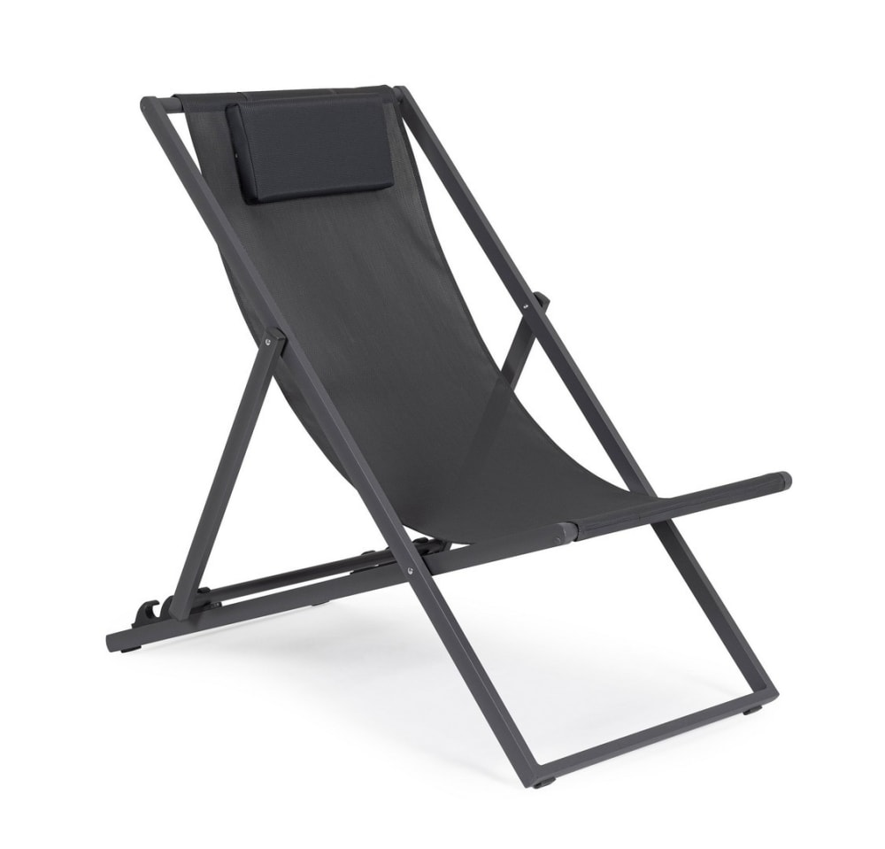 chaise longue en aluminium