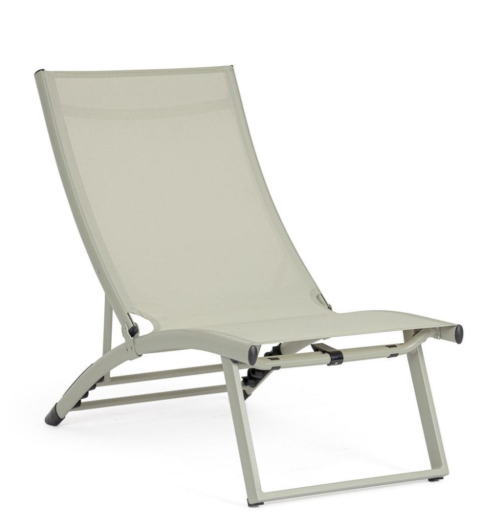 fauteuil lounge en aluminium