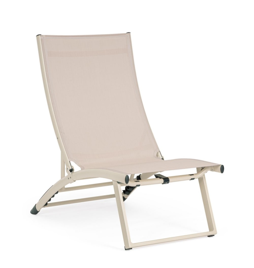 fauteuil lounge en aluminium