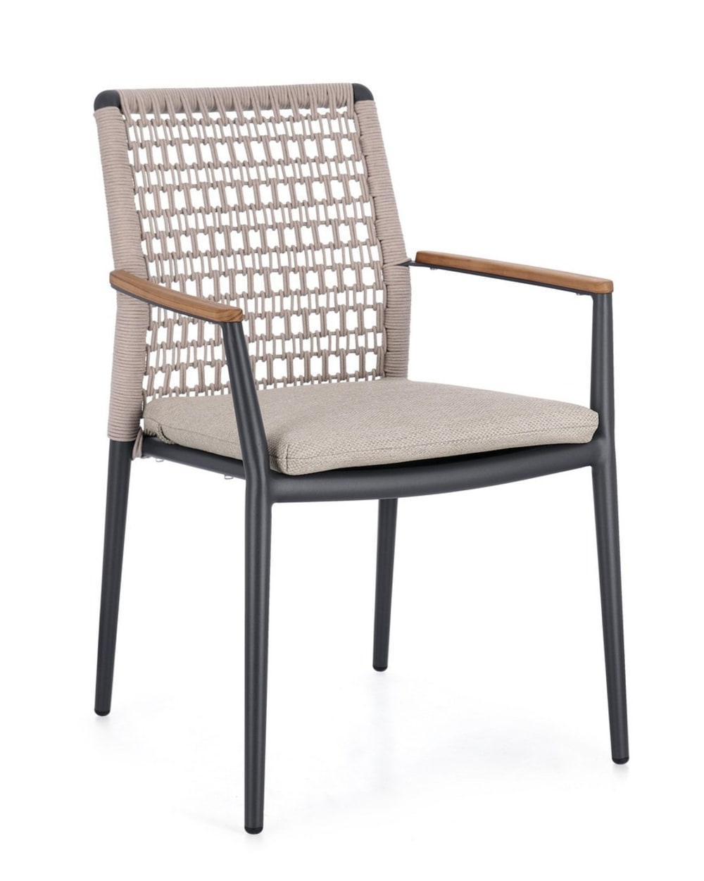 Lot de 2 chaises en aluminium