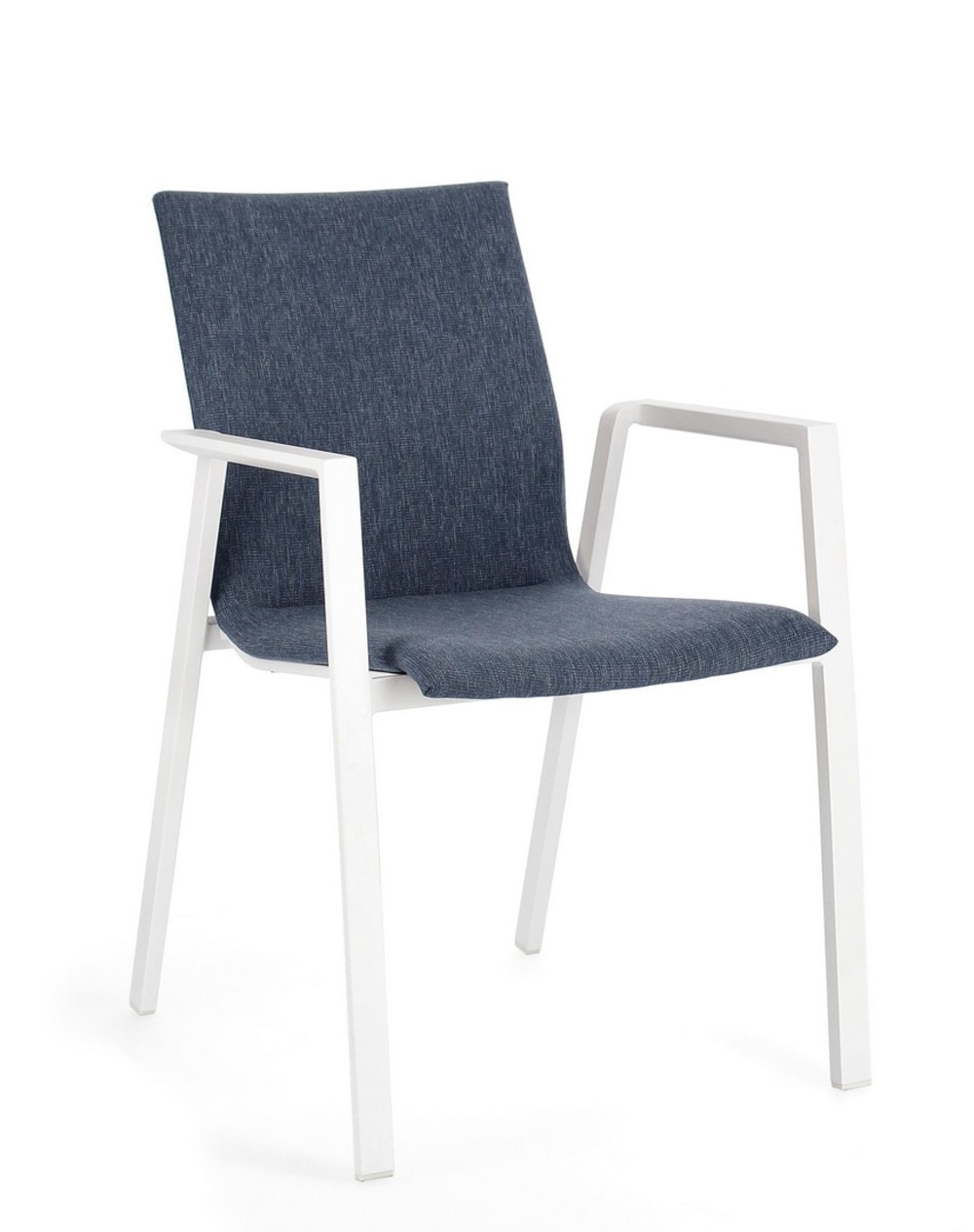 Lot de 4 chaises en aluminium