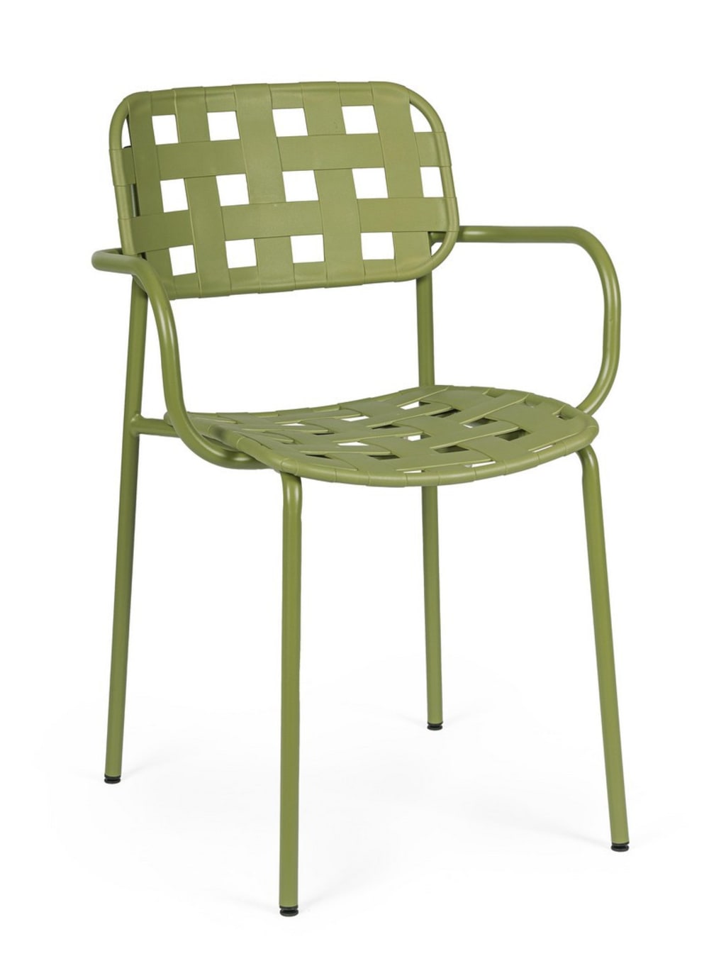 Lot de 2 Chaises en acier - assise