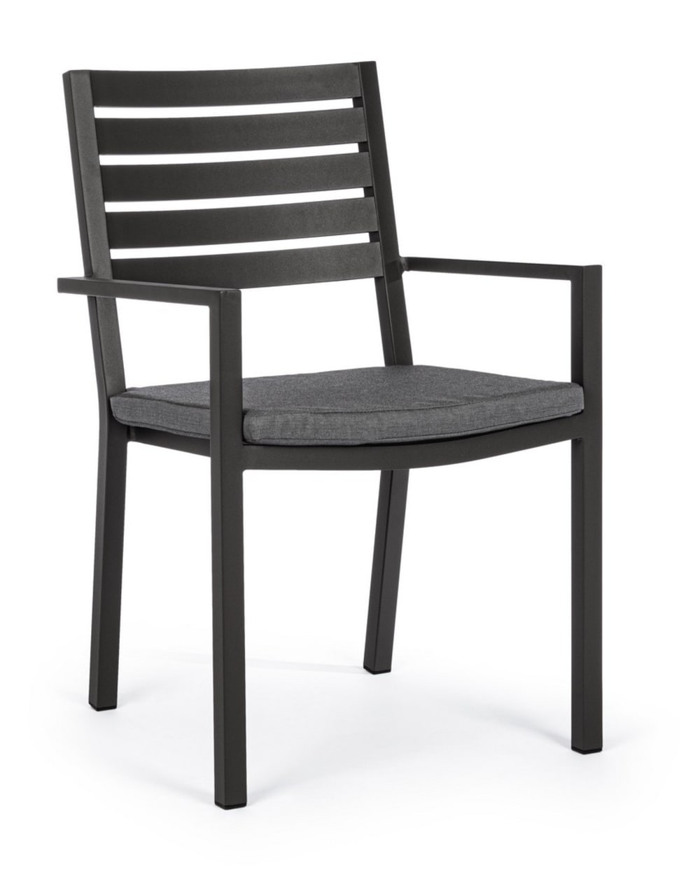 Lot de 6 chaises en aluminium