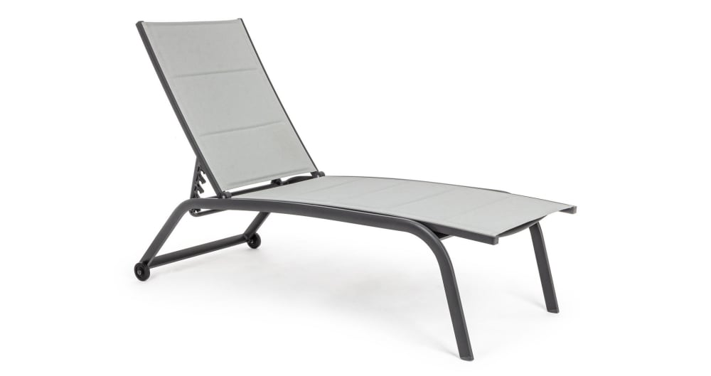 Bain de soleil à roulettes - aluminium